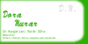 dora murar business card