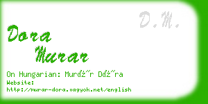 dora murar business card